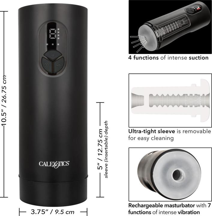 Produktbild CalExotics Bionic Sucking and Vibrating Masturbator