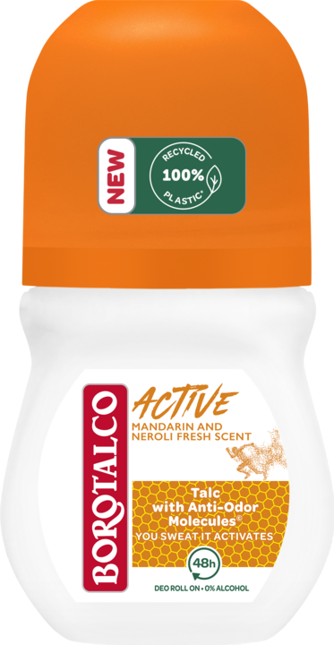 Produktbild Borotalco Active Mandarine & Neroli (Roll-on, 50 ml)