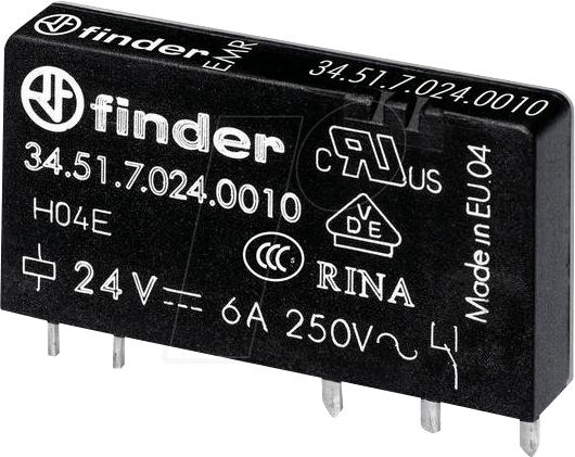 Produktbild Finder Steck-/Printrelais 5VDC 6A Serie 34