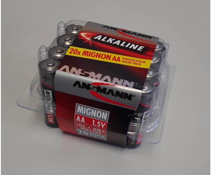 Actual product image Ansmann LR6 Mignon (20 pcs., AA)