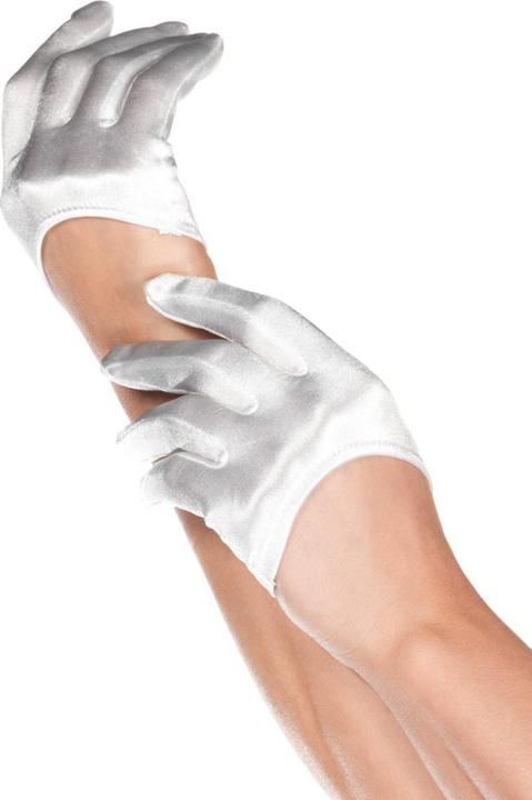Produktbild Leg Avenue Nylon Satin - Schwarz/Weiss/Rot (One Size)