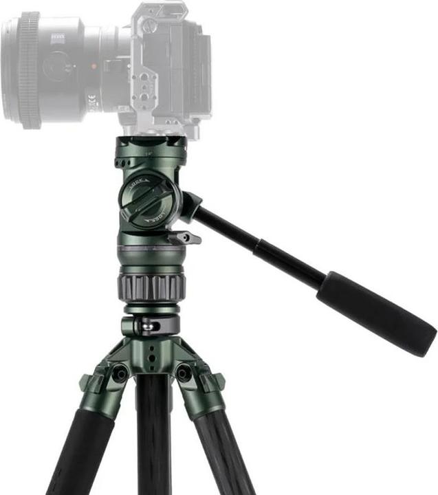 Image du produit Tilta VT05 Tête fluide vidéo de voyage, trépied à 3 branches en fibre de carbone (Carbone, Métal)