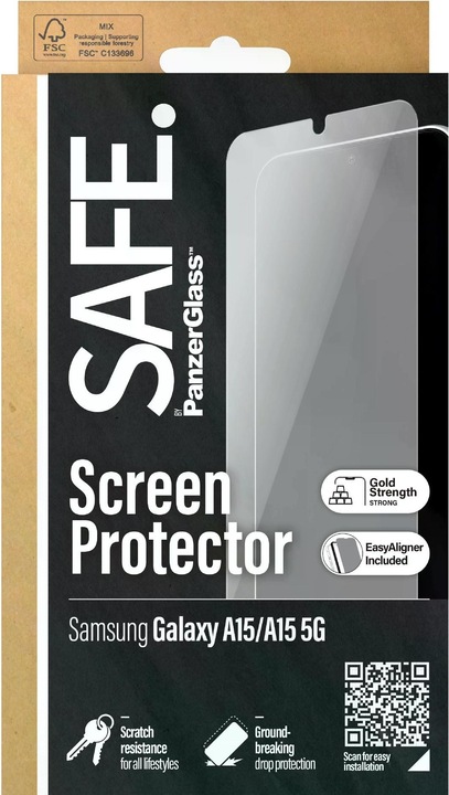 Produktbild Safe Ultra-Wide Fit (1 Stück, Samsung Galaxy A15 5G, Samsung Galaxy A15)