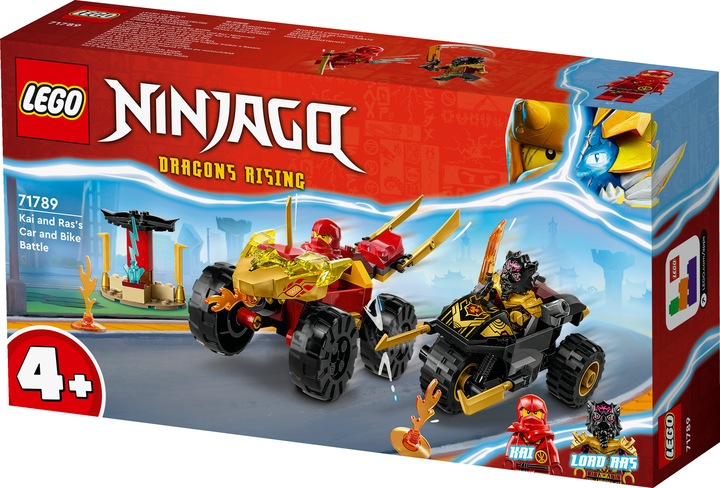 Immagine prodotto LEGO 71789 Inseguimento con lo speedster di Kai e la moto di Ras (71789, LEGO Ninjago)