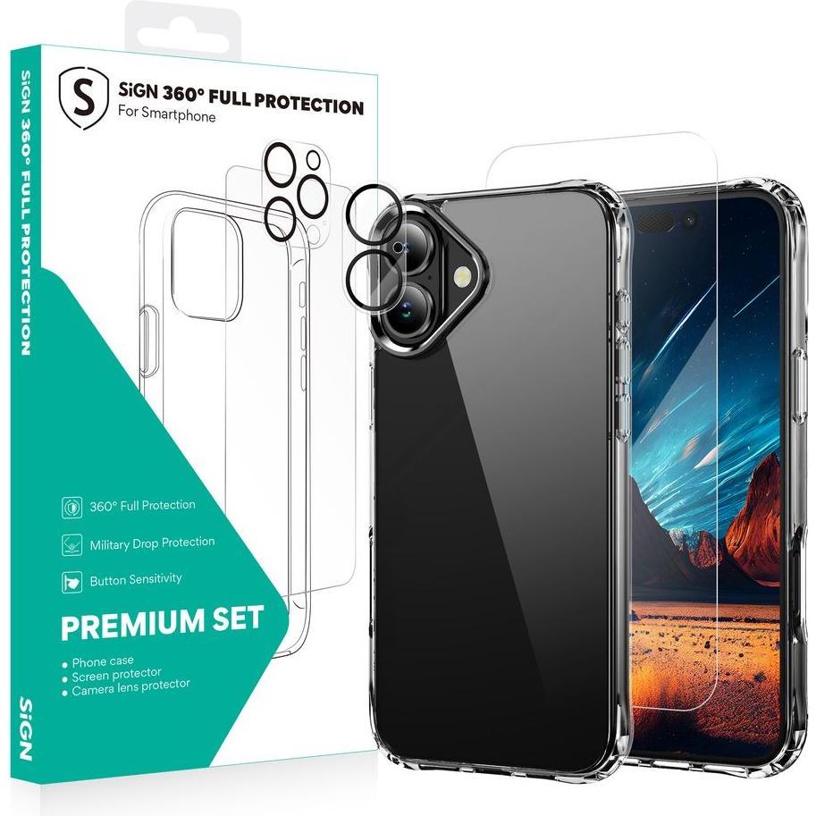 SIGN 360 Complete Protection Package for iPhone 17 (Apple iPhone 17), Cover smartphone