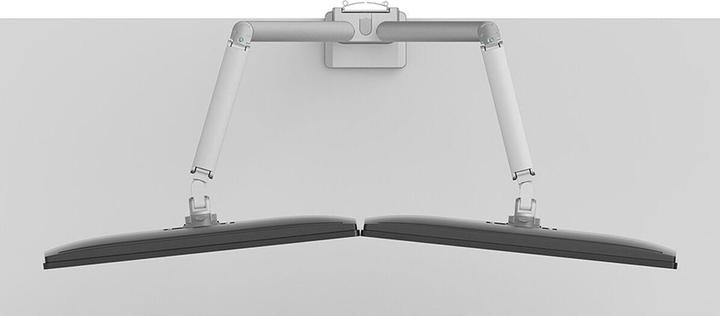 Produktbild Neomounts Tischhalterung duo 100x100 9kg/17-32"/silber/voll beweglich (Tisch, 32.01", 9 kg)