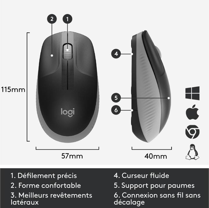 Productafbeelding Logitech M190 (Draadloze)