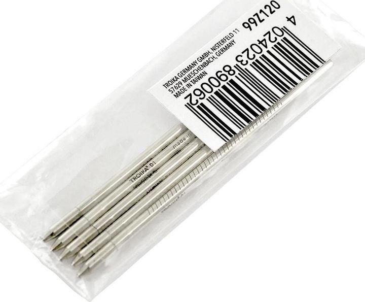 Troika Refill for PIP20 and PIP22 5 pieces, black (Black, 1 mm, 5 pcs.)