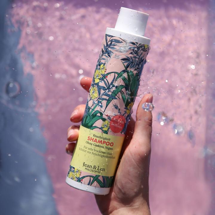 Actual product image Jean & Len Aloe Vera & Basil, Shampoo, 300 ml (300 ml, Liquid shampoo)