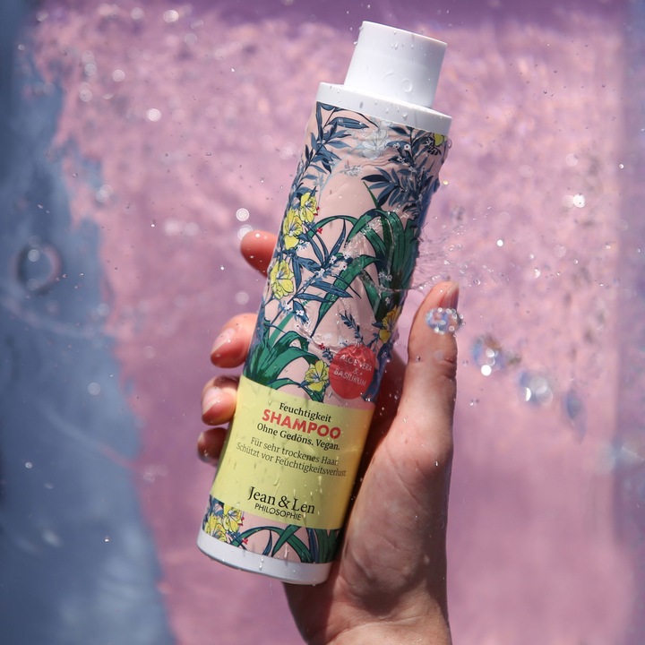 Image du produit Jean & Len Aloe Vera & Basil, Shampooing, 300 ml (300 ml, Shampoing liquide)
