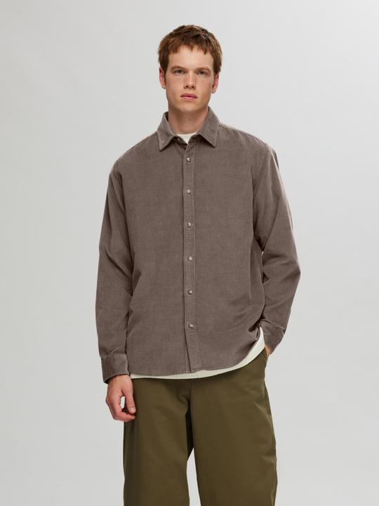 Actual product image Selected Corduroy shirt (S)