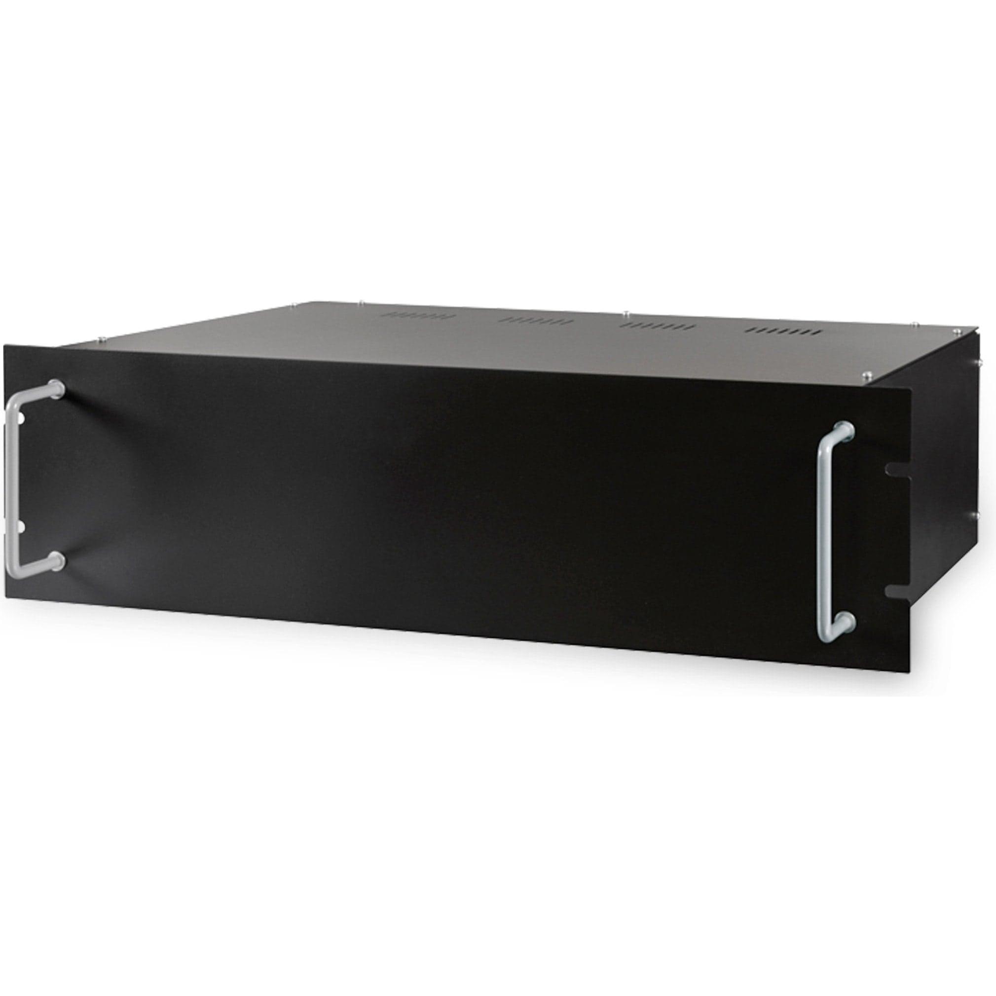 Blanko 480 mm (19″) Rack-Leergehäuse 3 HE Montagesatz (19" Rack), Audio Racks + Cases, Schwarz