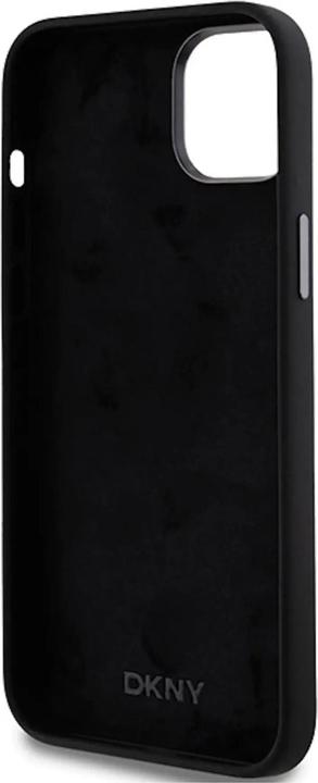 Actual product image DKNY DKHCP15SSMCBSK iPhone 15 / 14 / 13 6.1" czarny/black hardcase Liquid Silicone Metal Logo (Apple iPhone 15)