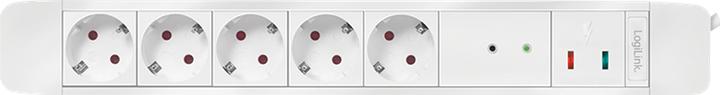 Immagine prodotto LogiLink Presa di corrente, 5xCEE 7/3 con telecomando. (5x, CEE 7/3, 1.50 m)