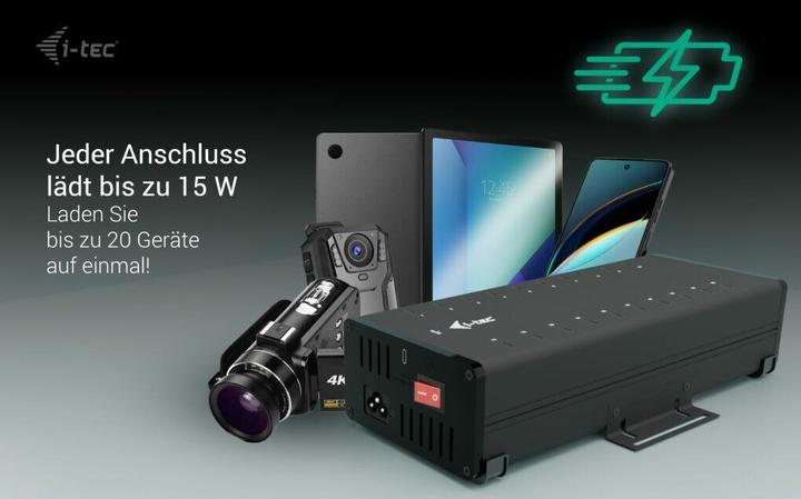 Produktbild i-tec CACHRGHUB20C (USB-C, 20 Ports)
