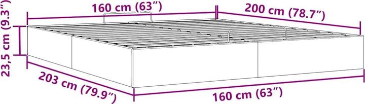 Image du produit VidaXL Ottoman-lit (160 x 200 cm)