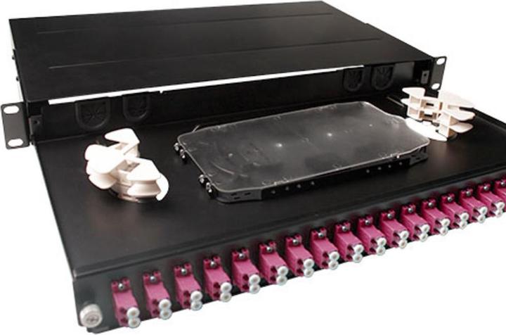 Produktbild ACT Fiber panel 24 x duplex LC multimode OM4