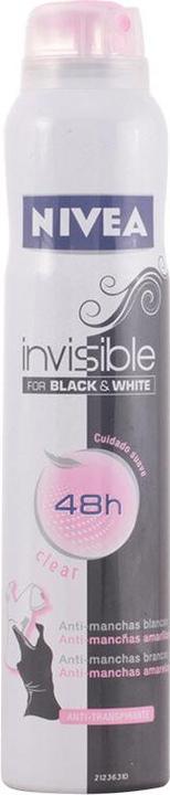 Actual product image NIVEA Black & White Invisible Clear Spray (Spray, 150 ml)