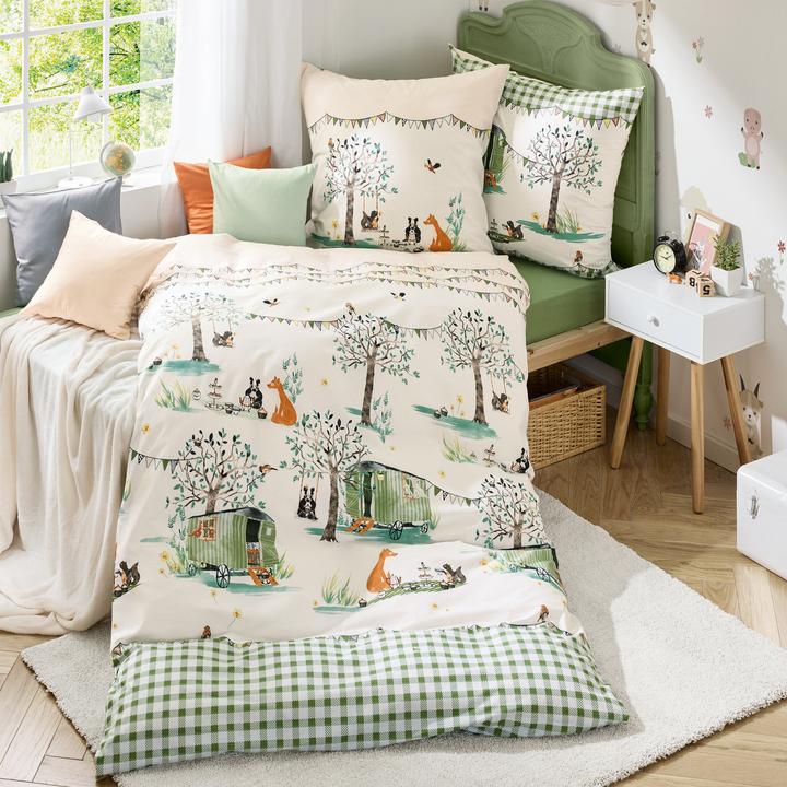 Produktbild Kaeppel Biber Bettwäsche Picknick mint