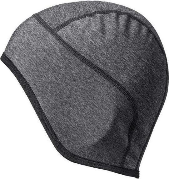 Actual product image Rockbros softshell helmet cap, gray
