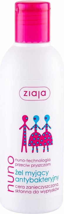 Ziaja Nuno Antibacterial Washing Gel 200Ml (Gel, 200 ml)
