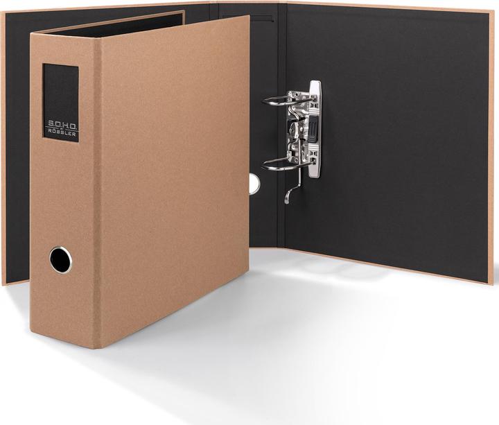 Produktbild Rössler Ordner Soho kraft (A4, 80 mm, 1 Stk.)