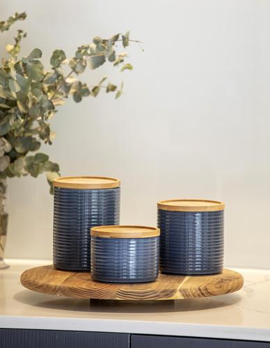 Produktbild Ladelle STAX Vorratsdose Anthrazit 9cm