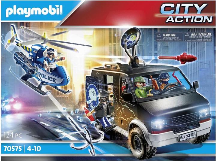 Immagine prodotto Playmobil 70575 Inseguimento con elicottero della polizia (70575, Playmobil City Life)