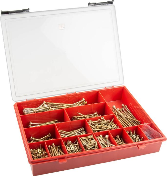 RS PRO Holzschrauben Sortiment (845 Schrauben pro Stück)