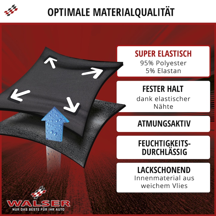 Immagine prodotto Walser Autoplane Indoor Soft, telo auto SUV taglia XL nero