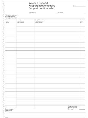Image du produit Sigel Rapport hebdomadaire préféré (50 x)