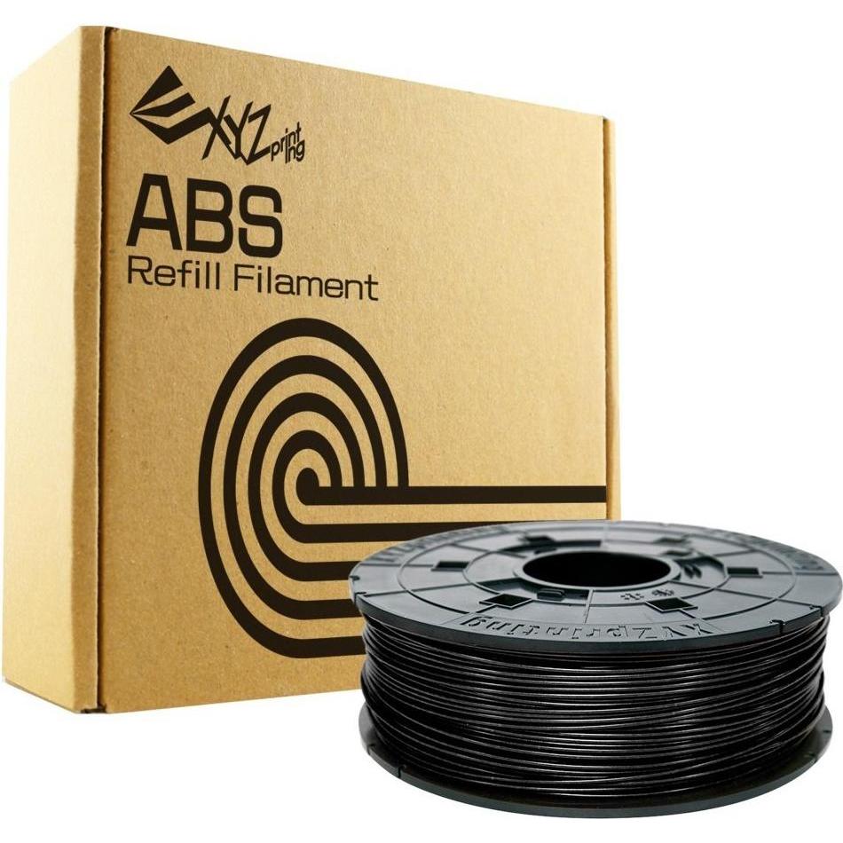 XYZprinting Filamentcassette ABS Refill Da Vinci (ABS, 1.75 mm, 600 g, Schwarz), 3D Filament, Schwarz