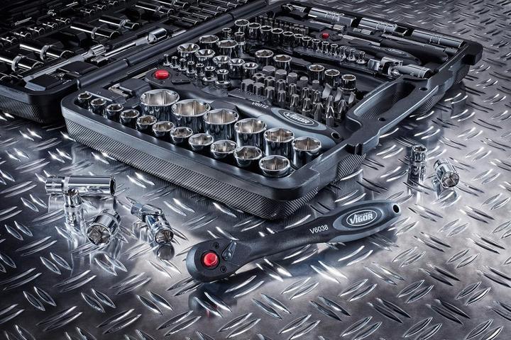 Productafbeelding Vigor Dopsleutelset (3/8", 1/4", 1/2")