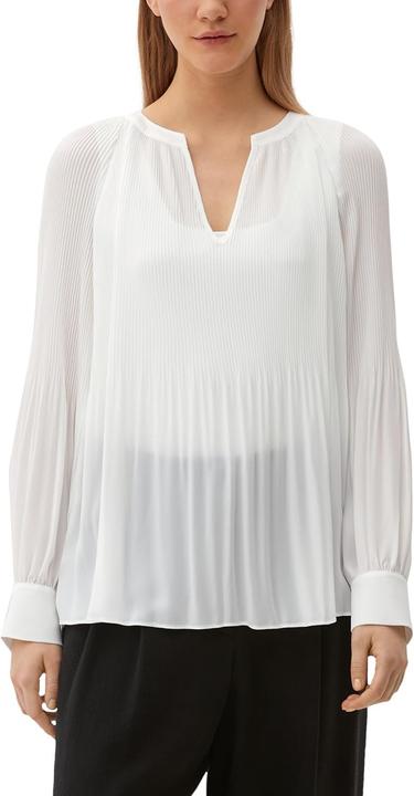 Produktbild s.Oliver Bluse Bluse mit Plissée-Struktur (38)