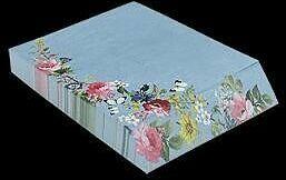 Image du produit Edition Gollong Notizblock - Notizzettel. Schrgschnittblock -Blumen und Schmetterlinge /blanko (Blanc)