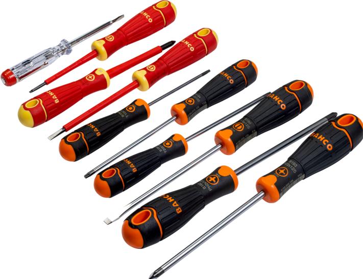 Actual product image Bahco 10-piece BahcoFit XL screwdriver set