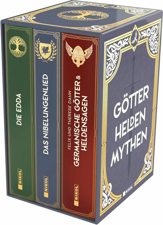 Produktbild Götter - Helden - Mythen: 3 Bände im Schuber (Deutsch, Therese Dahn, Felix Dahn, 2024)