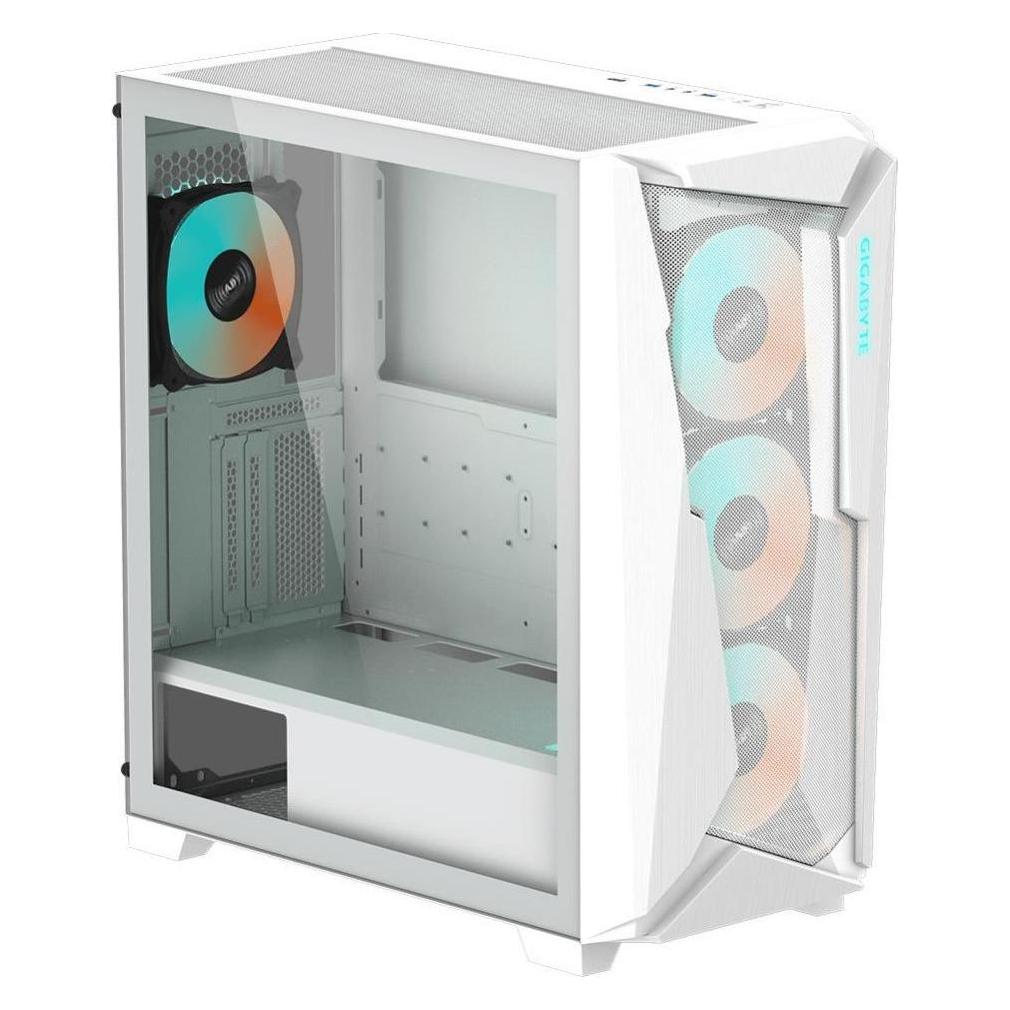 Gigabyte Case C301 GLASS WHITE MidiTower Not included ATX EATX MicroATX MiniITX Colour White GB-C301