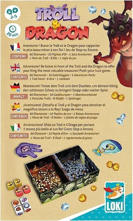 Immagine prodotto Troll e drago (Tedesco, 2 - 5 Giocatori)