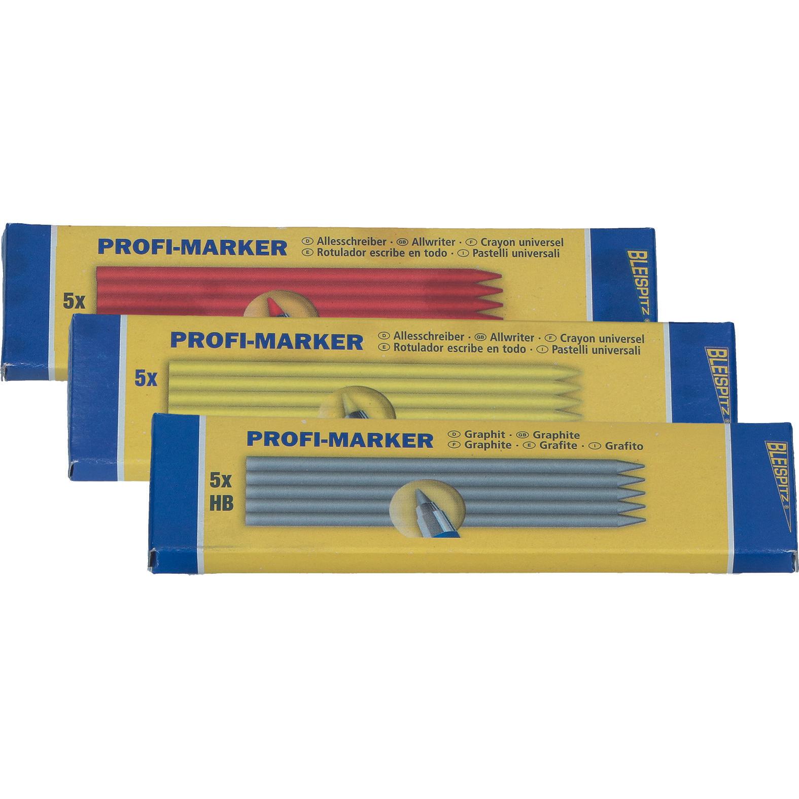 Thumbnail - Bleispitz, Ersatzpatrone, Ersatzmine zu Profi-Marker (Ersatzmine, Graphit, 5.60 mm)