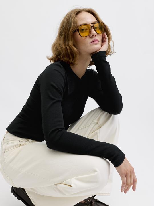 Produktbild JJXX JXFreya geripptes Longsleeve (M)
