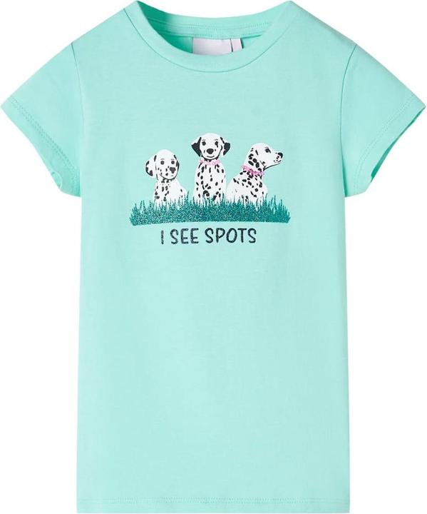 Immagine prodotto vidaXL Maglietta per bambini Verde menta chiaro 116,Materiale: 95 (116)