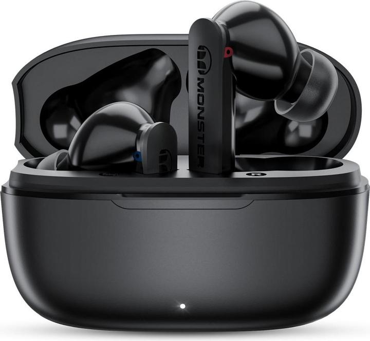 Monster Headph. In-Ear N-Lite Clr Black (6 h, Wireless)