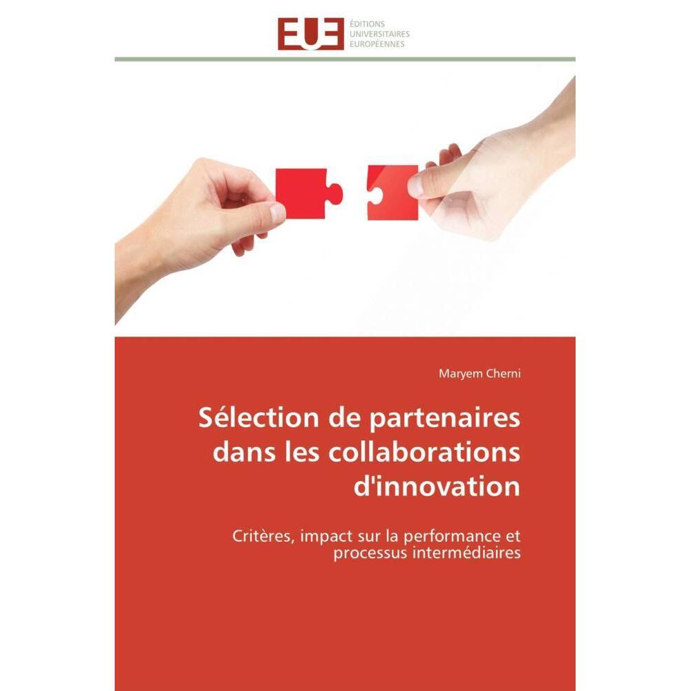 Sélection de partenaires dans les collaborations d'innovation, Fachbücher