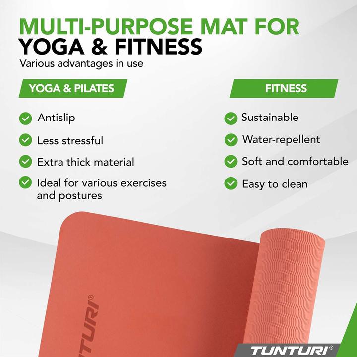 Image du produit Tunturi TPE Yogamatte Rutschfest 8 mm (8 mm)