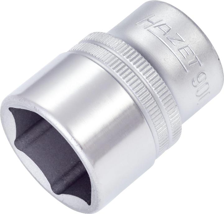 Actual product image HAZET Socket ∙ hexagon 900-23 ∙ Square, hollow 12.5 mm (1/2 inch) ∙ Outside hexagon traction profil… (23 mm)