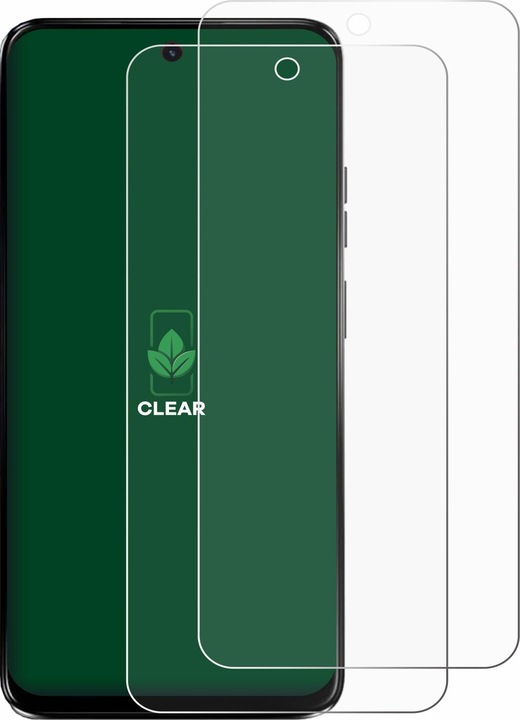 Produktbild ScreenLeaf Schutzfolie nachhaltiger Displayschutz Display Schutz Folie Klar Transparent (2 Stück, Samsung Galaxy A34 5G)