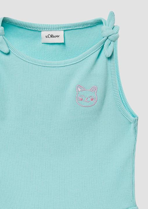 Immagine prodotto S.Oliver Kleid Ausgestelltes Kleid mit Knotendetail und Stickerei (104)