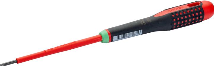 Produktbild Bahco Nach VDE isolierter ERGO-TORX-Schraubendreher mit Dreikomponenten-Griff, T10 x 100 mm (Torx (TX))