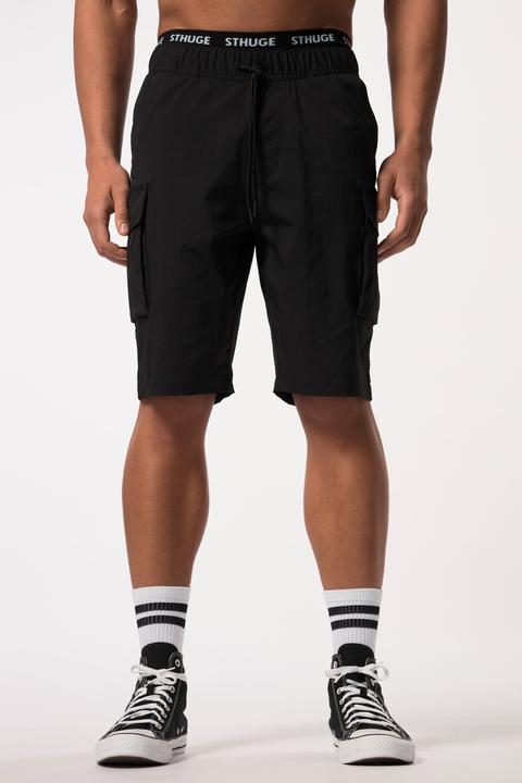 Actual product image Sthuge cargo Bermuda shorts, elasticated waistband, nylon, up to 8 XL (L)